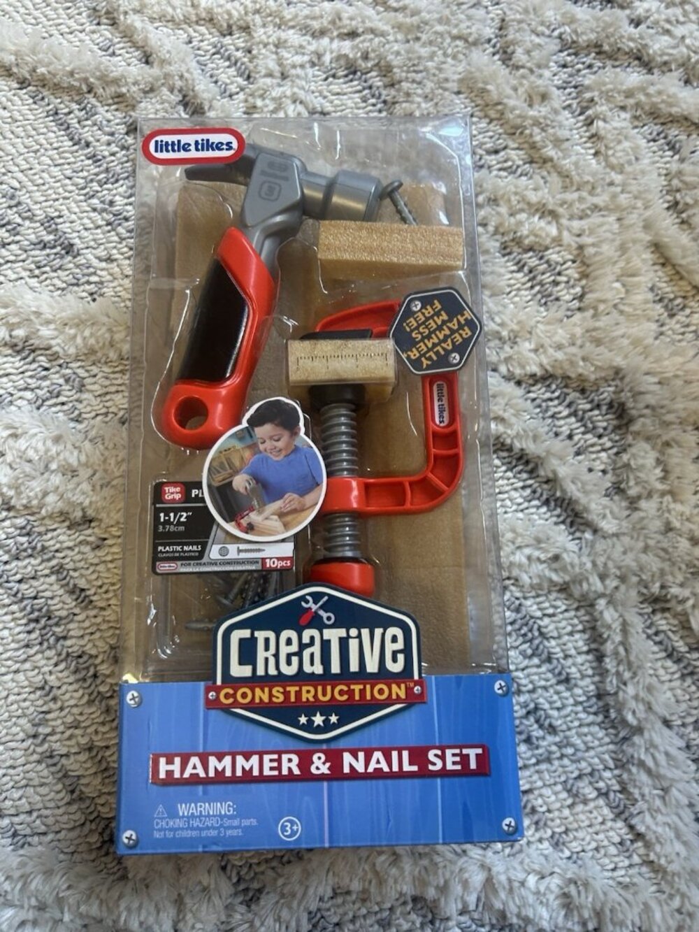 Little Tikes Creative Construction Hammer & Nail Set with 5 Accessories